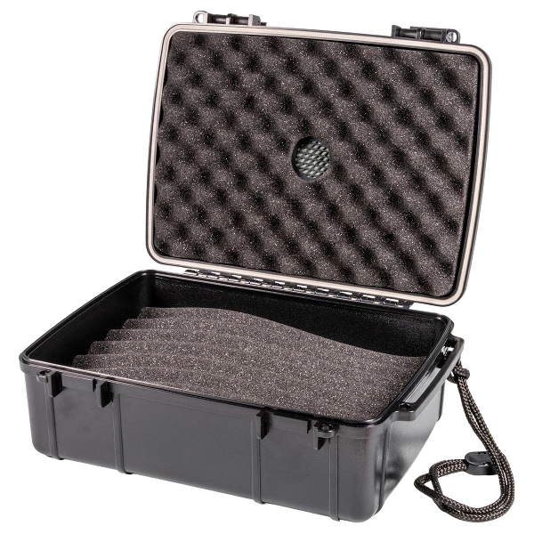 Passatore Cigar Case Acryl schwarz für 10–15 Zigarren 3