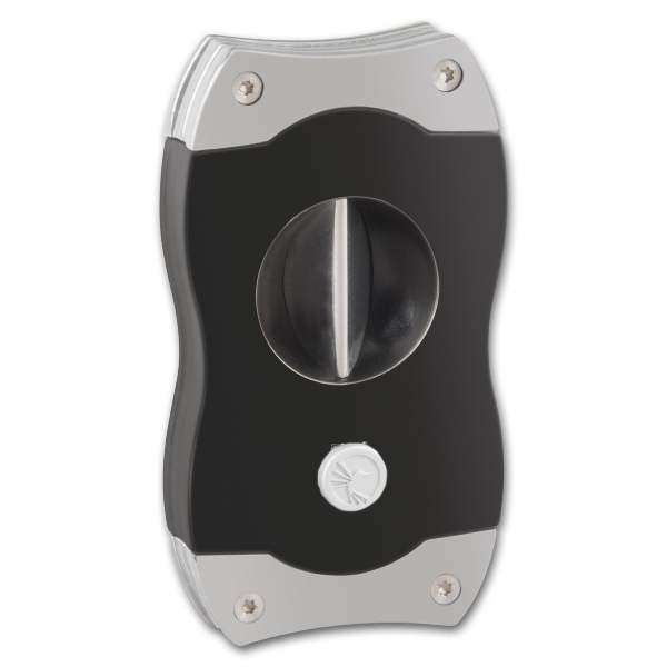 Colibri V-Cut Zigarrenabschneider schwarz/chrom, 23 mm