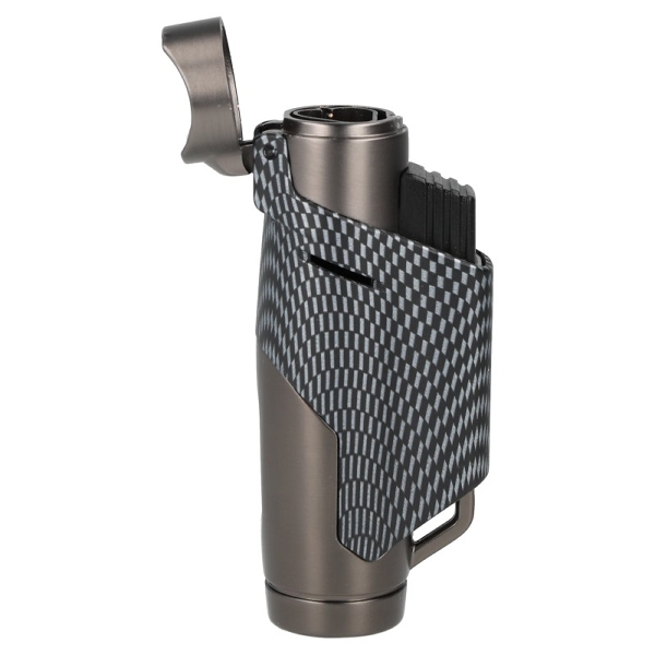 Formula Crocodile Avento Jet Feuerzeug 3-fach grau 3