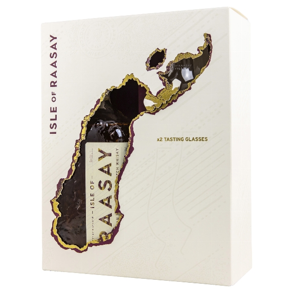 Isle of Raasay Batch R-02.1 Whisky 46,4 % mit 2 Gläsern